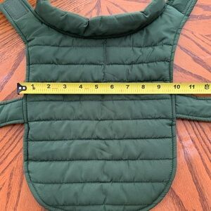 Sonoma Forest Green Puffy Pet Vest
